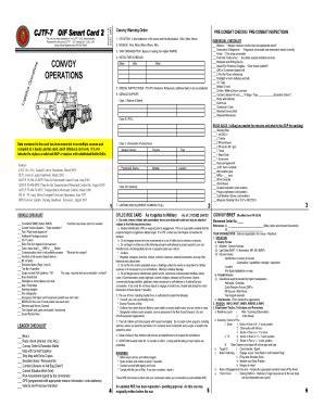 printable army smart cards|army convoy brief smart card.